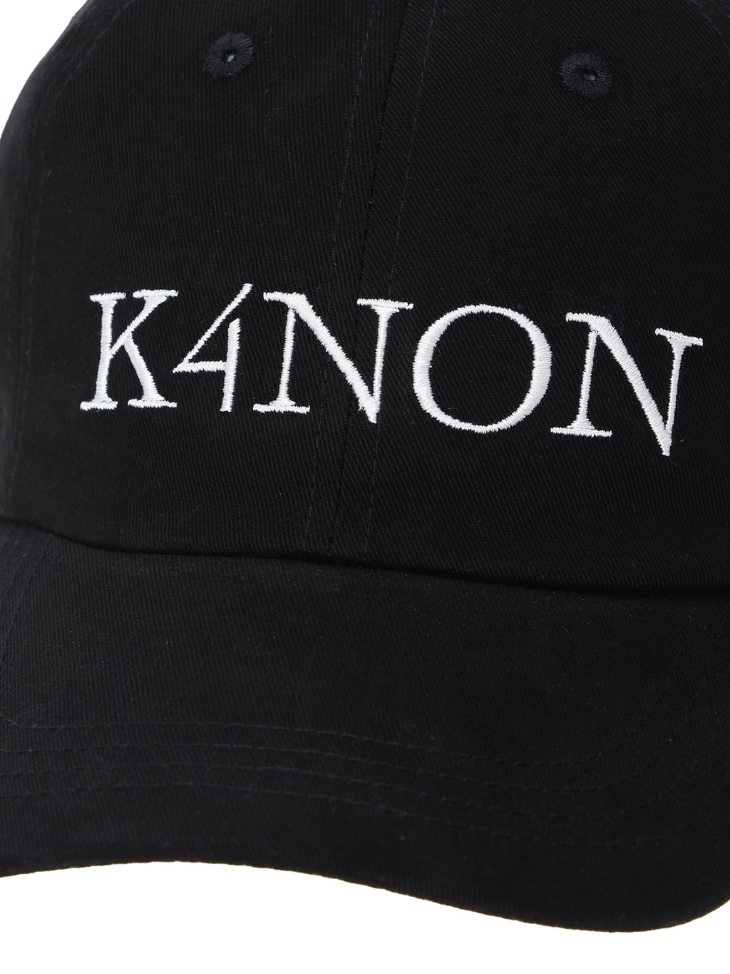 Minimal Logo Cap / Black / F 4