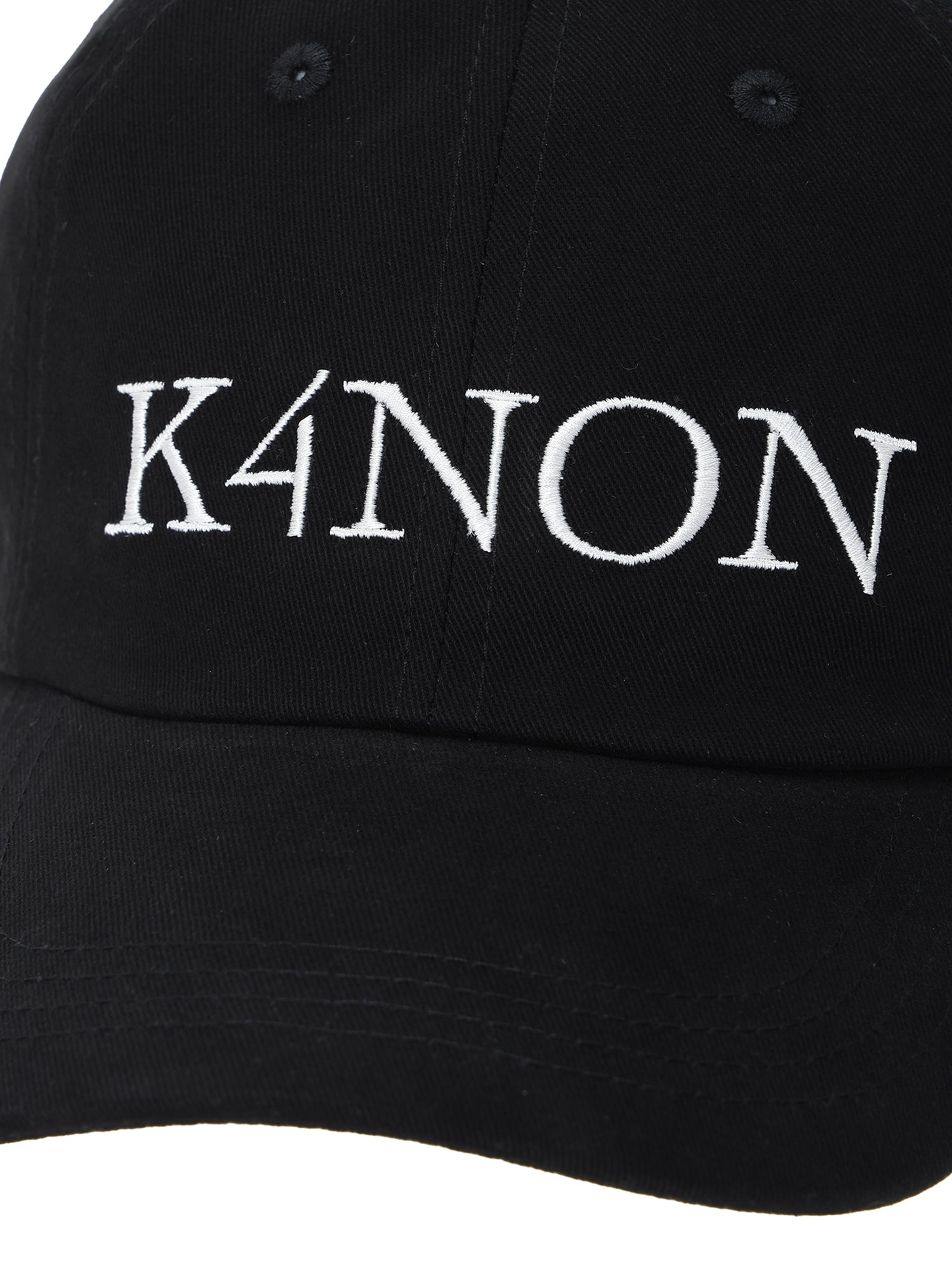 Minimal Logo Cap / Black / F 4