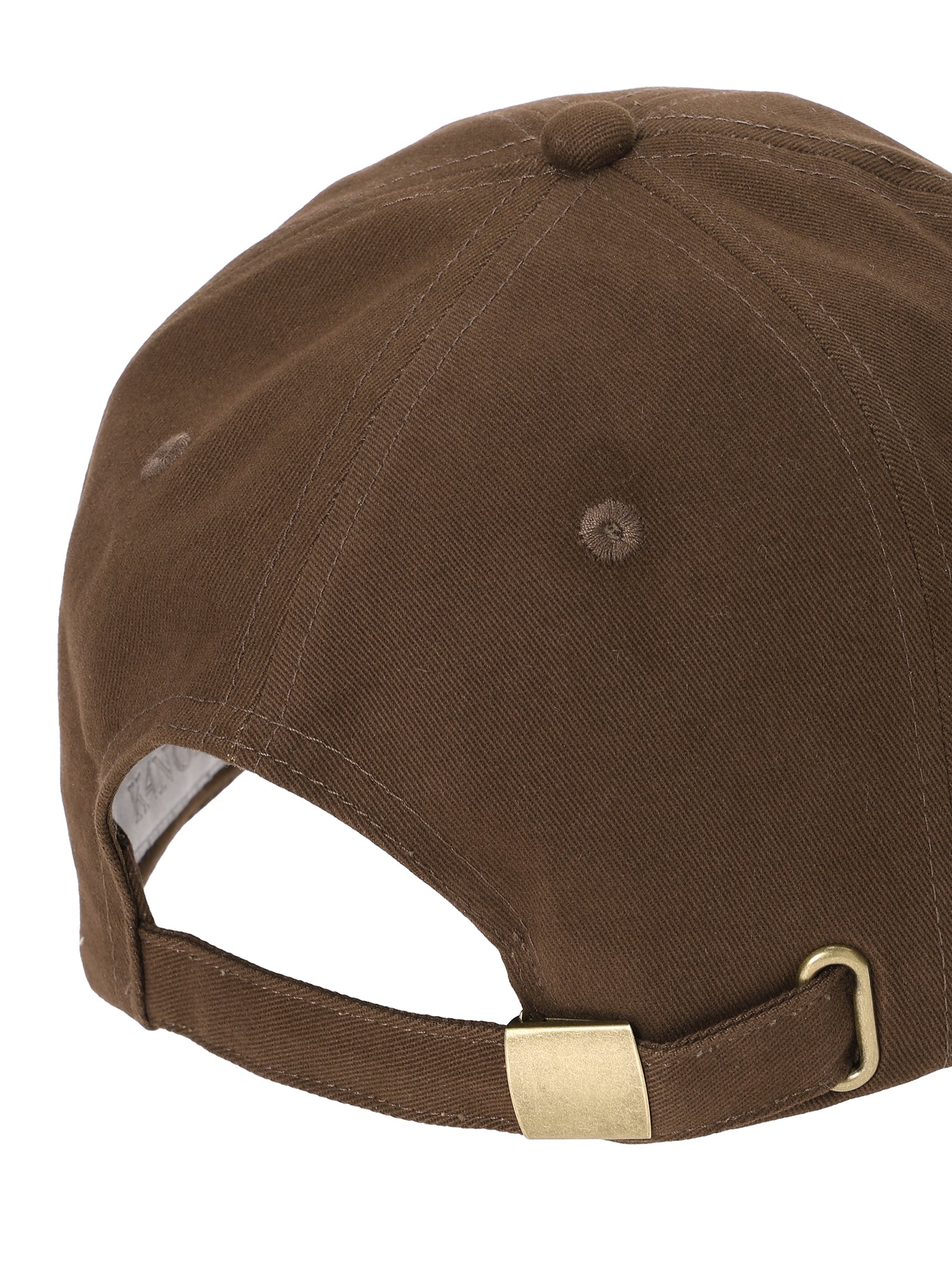 Minimal Logo Cap / Brown / F 5