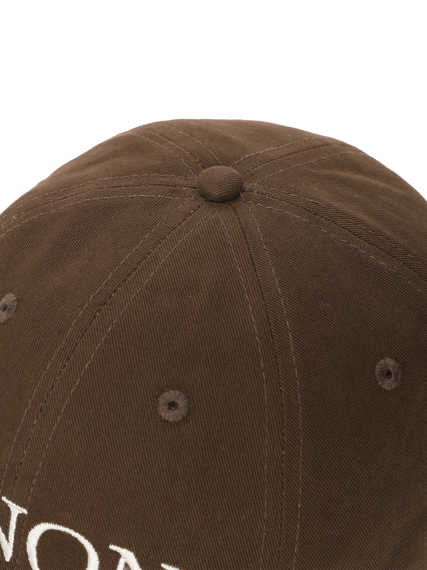 Minimal Logo Cap / Brown / F 3
