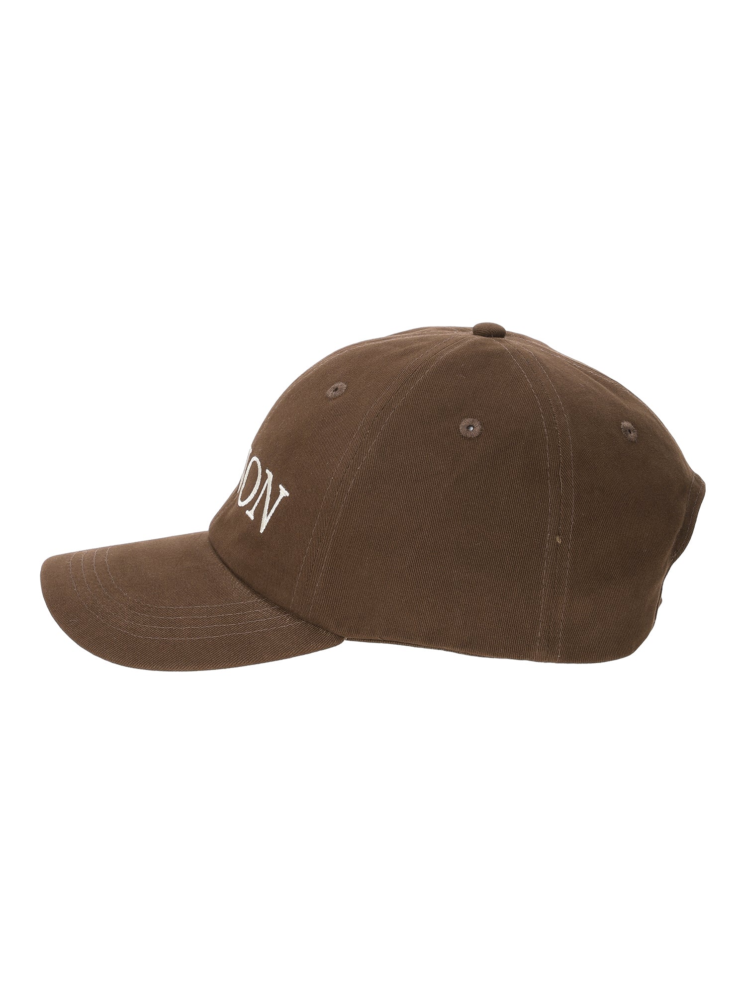 Minimal Logo Cap / Brown / F 2