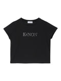 Tone-on-Tone Logo Tee / Black / S (ブラックA)