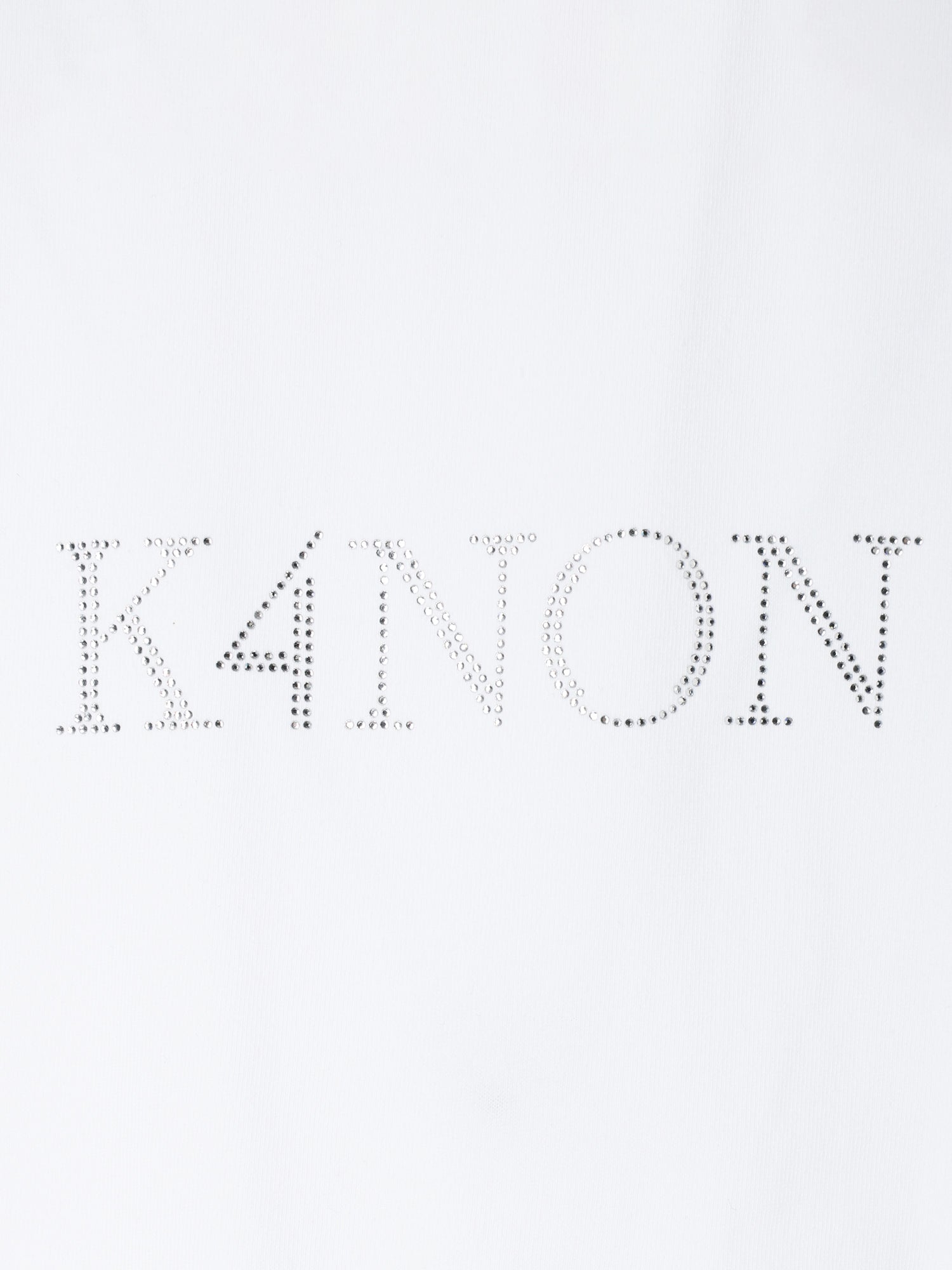 Tone-on-Tone Logo Tee / White / S 5
