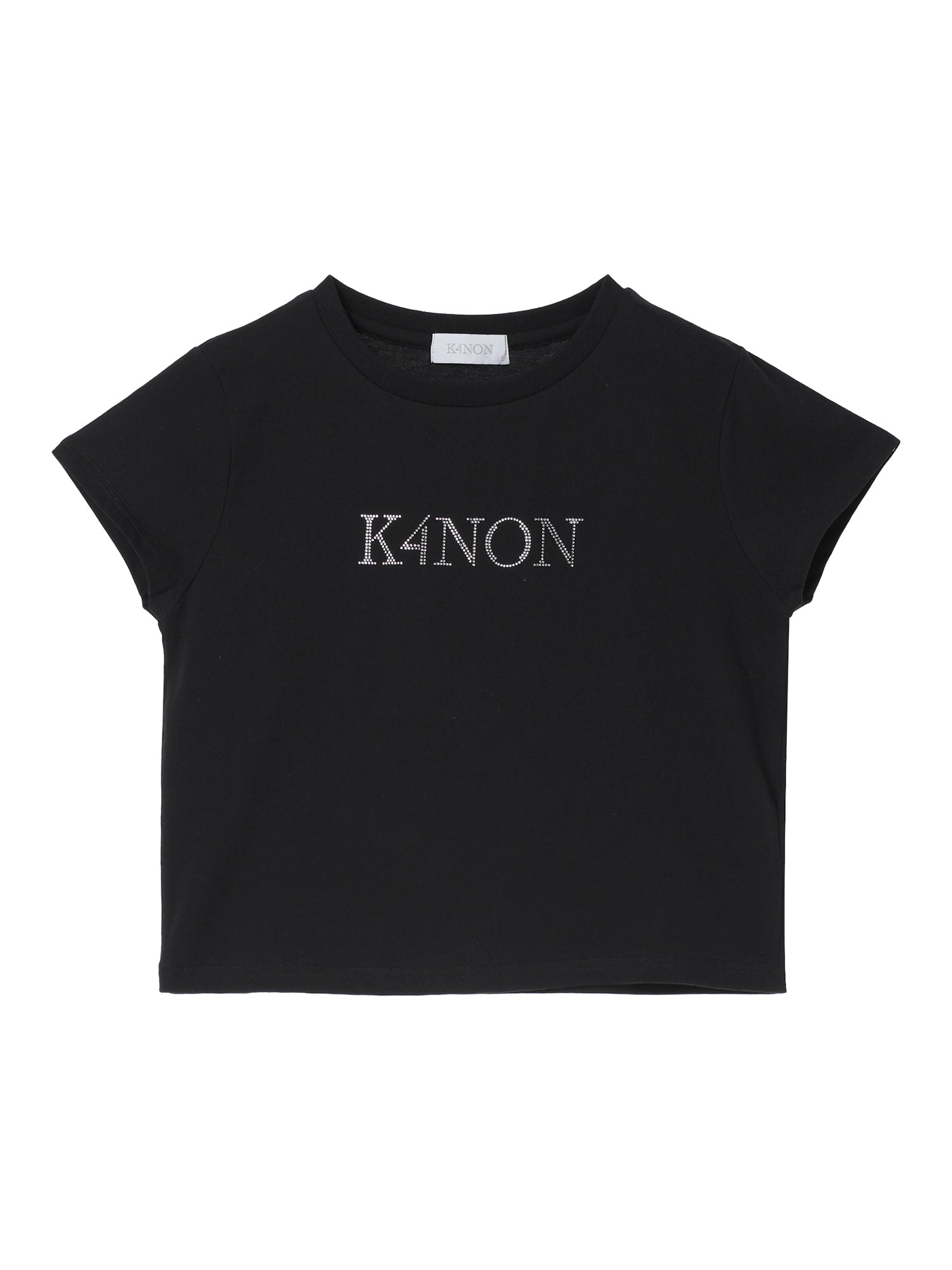 Tone-on-Tone Logo Tee / Black / S