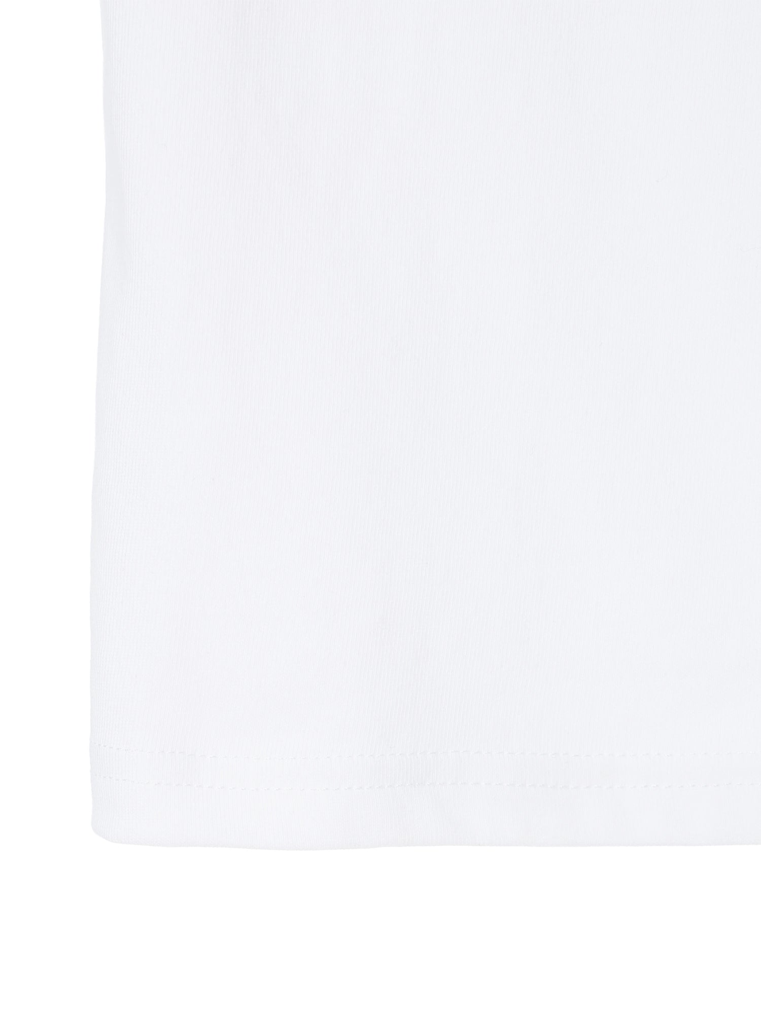 Tone-on-Tone Logo Tee / White / S 4