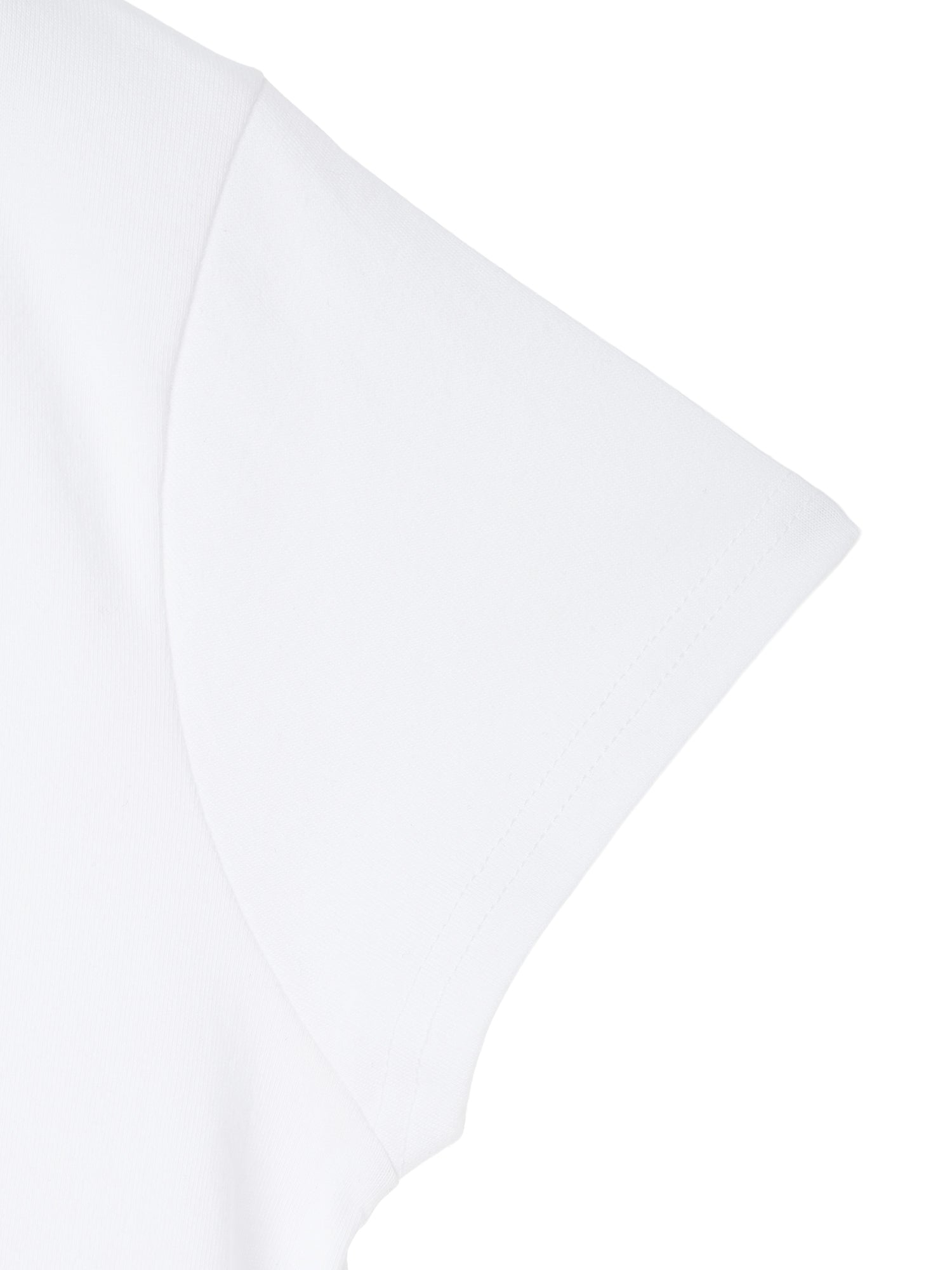 Tone-on-Tone Logo Tee / White / S 3