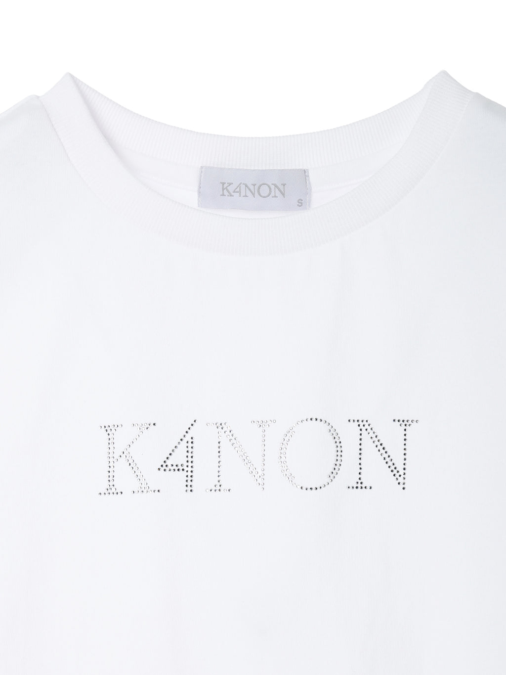 Tone-on-Tone Logo Tee / White / S 2