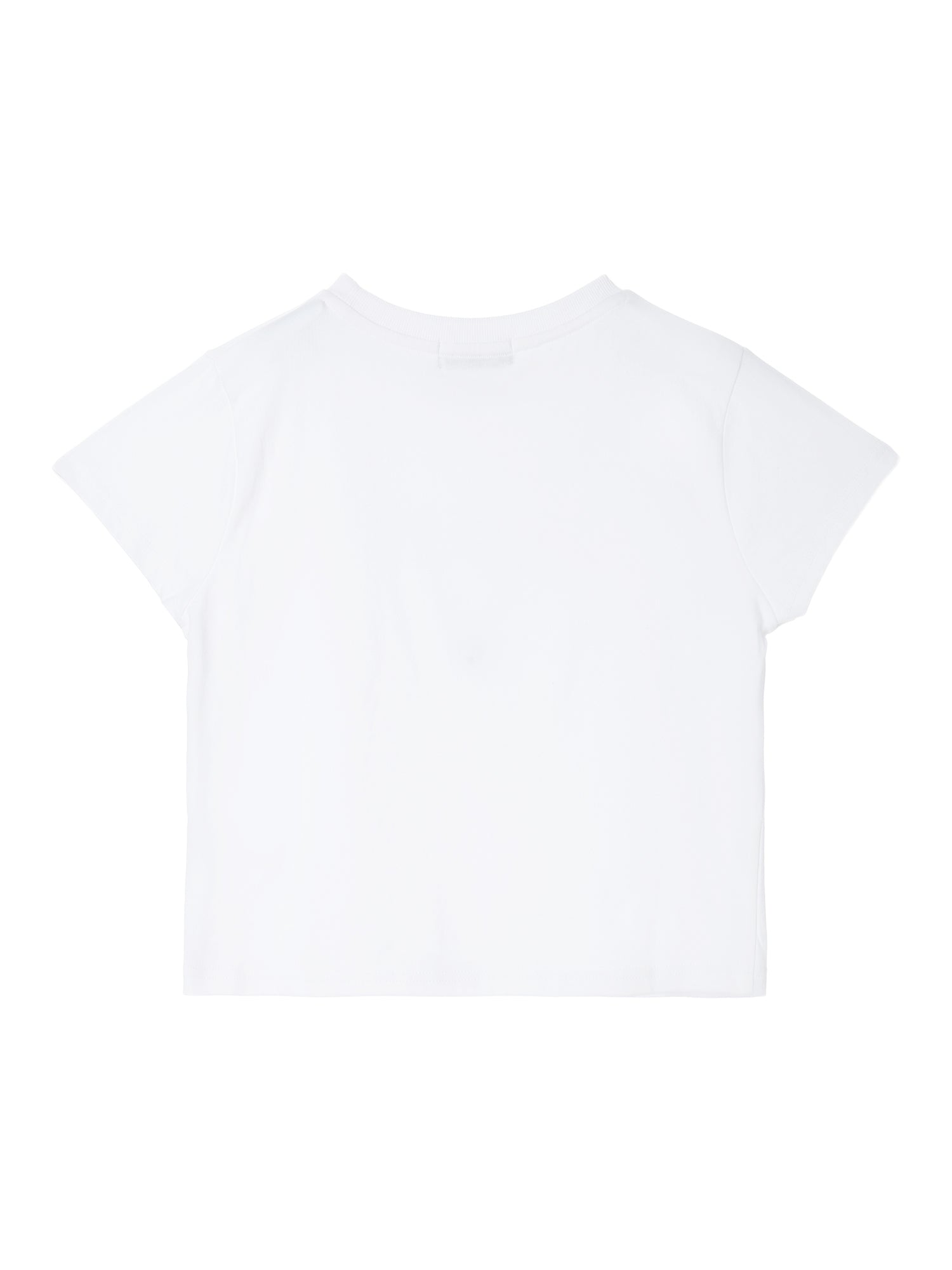Tone-on-Tone Logo Tee / White / S 1