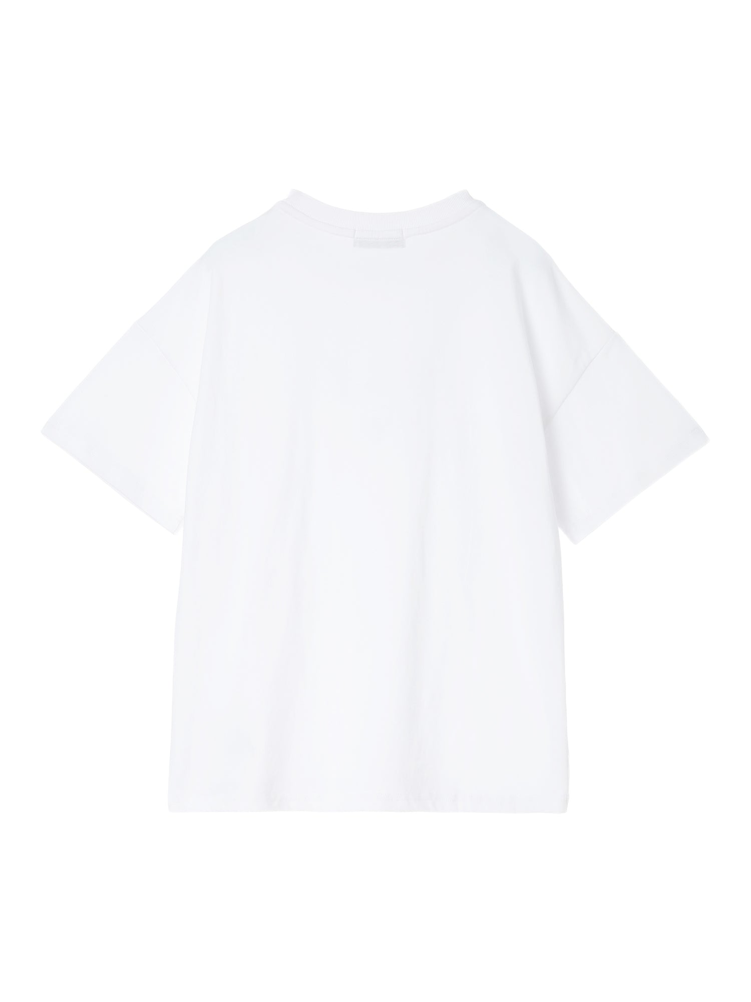 Tone-on-Tone Logo Tee / White / M,L 1