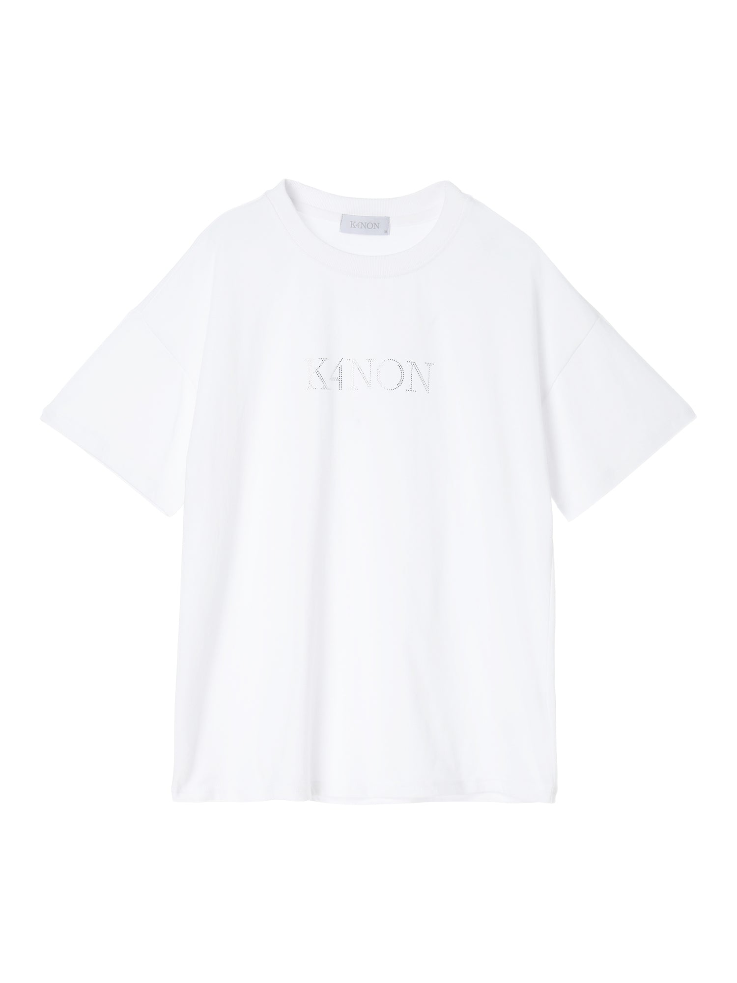 Tone-on-Tone Logo Tee / White / M,L