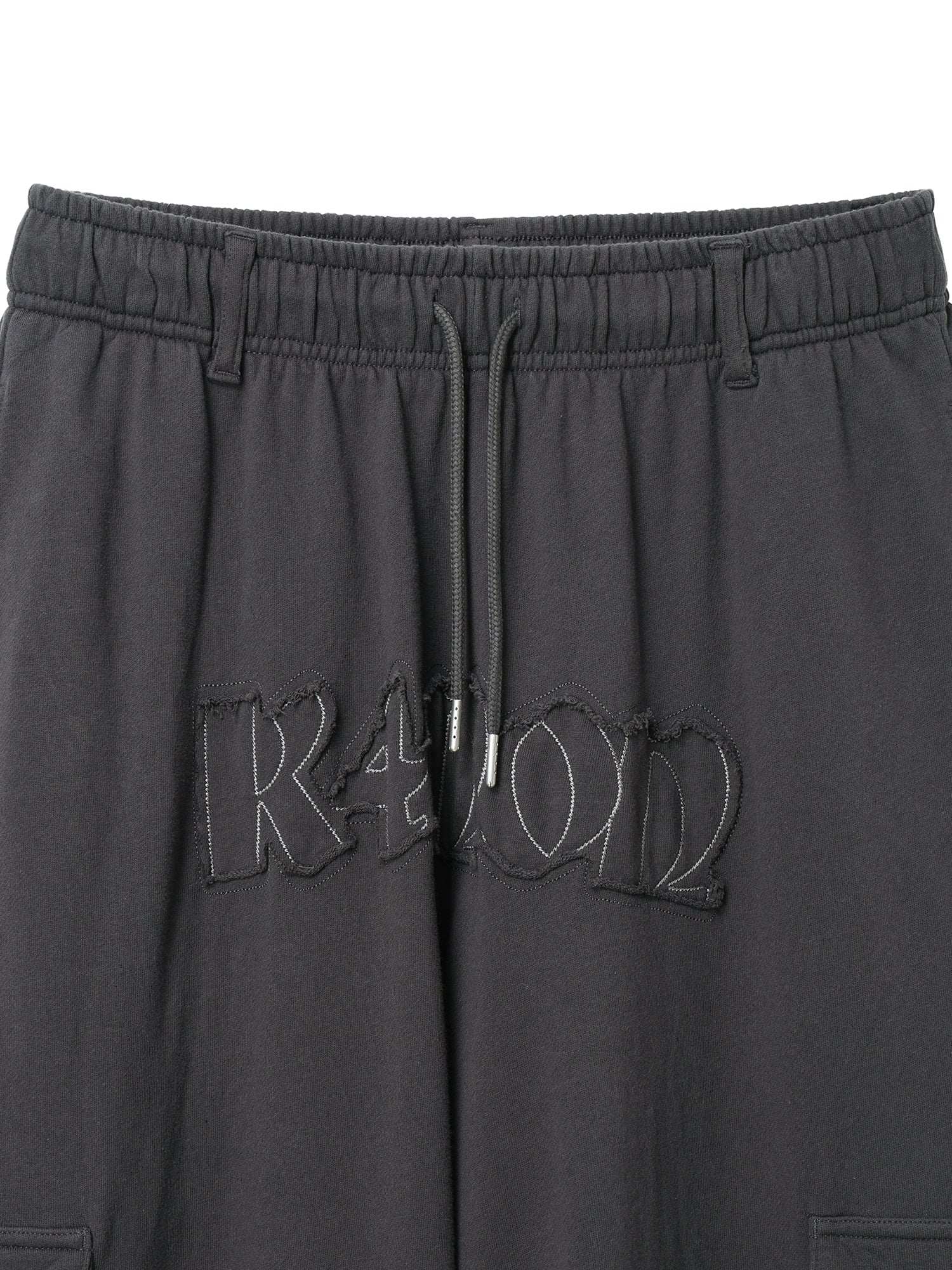 Tone-on-Tone Logo Pants / charcoal M,L 2