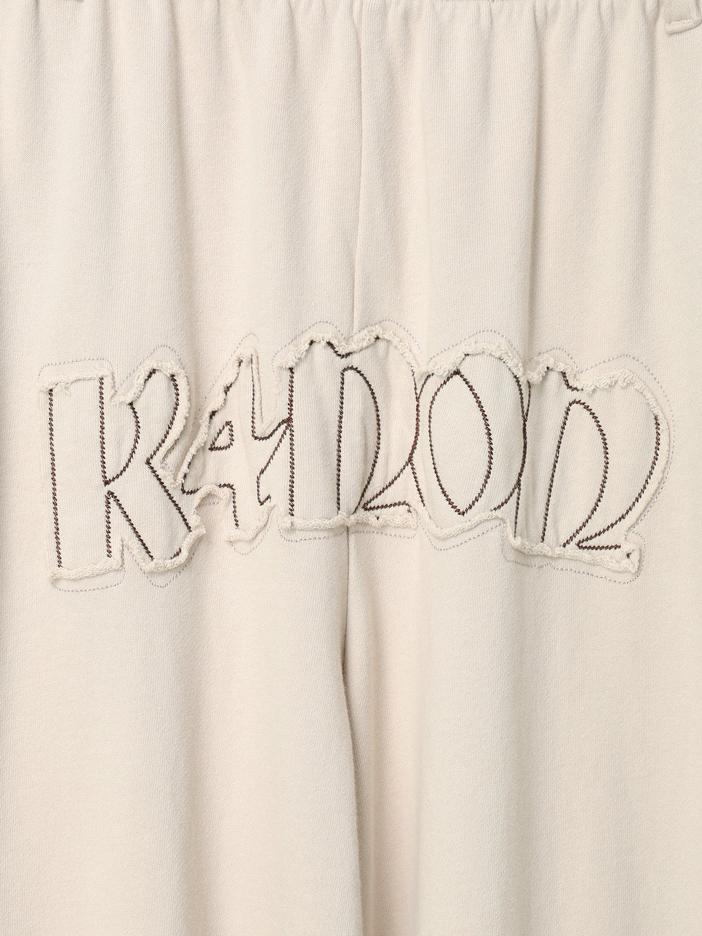 Tone-on-Tone Logo Pants / beige M,L 4