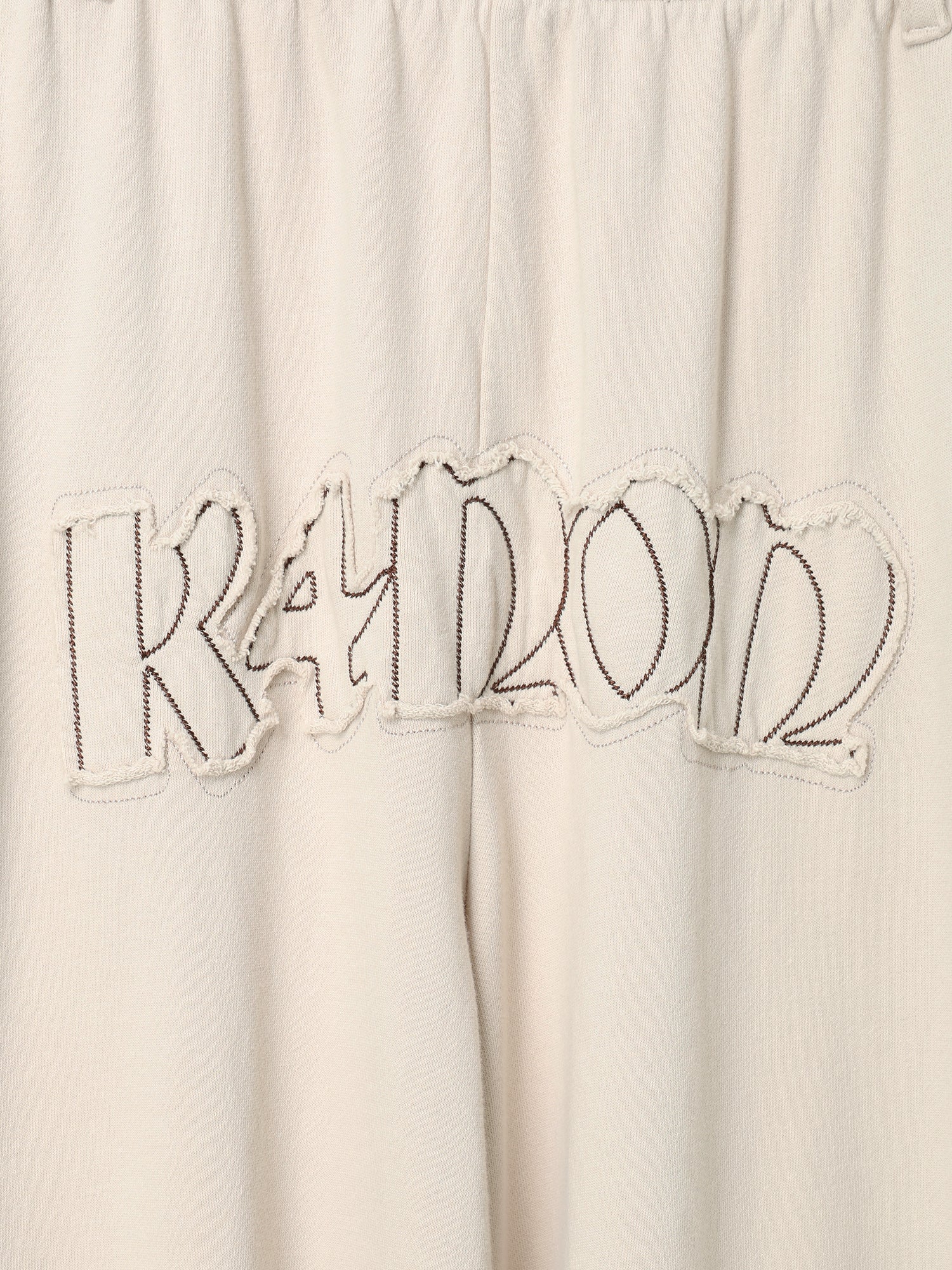 Tone-on-Tone Logo Pants / beige M,L 4