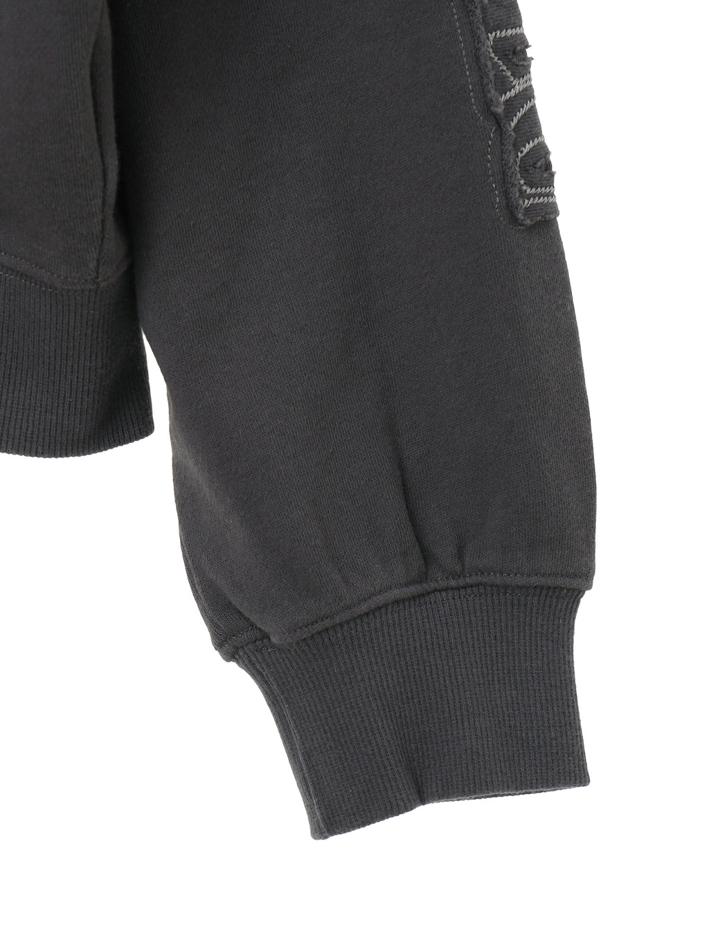 Tone-on-Tone Logo Hood Zip-up / charcoal / M,L 3
