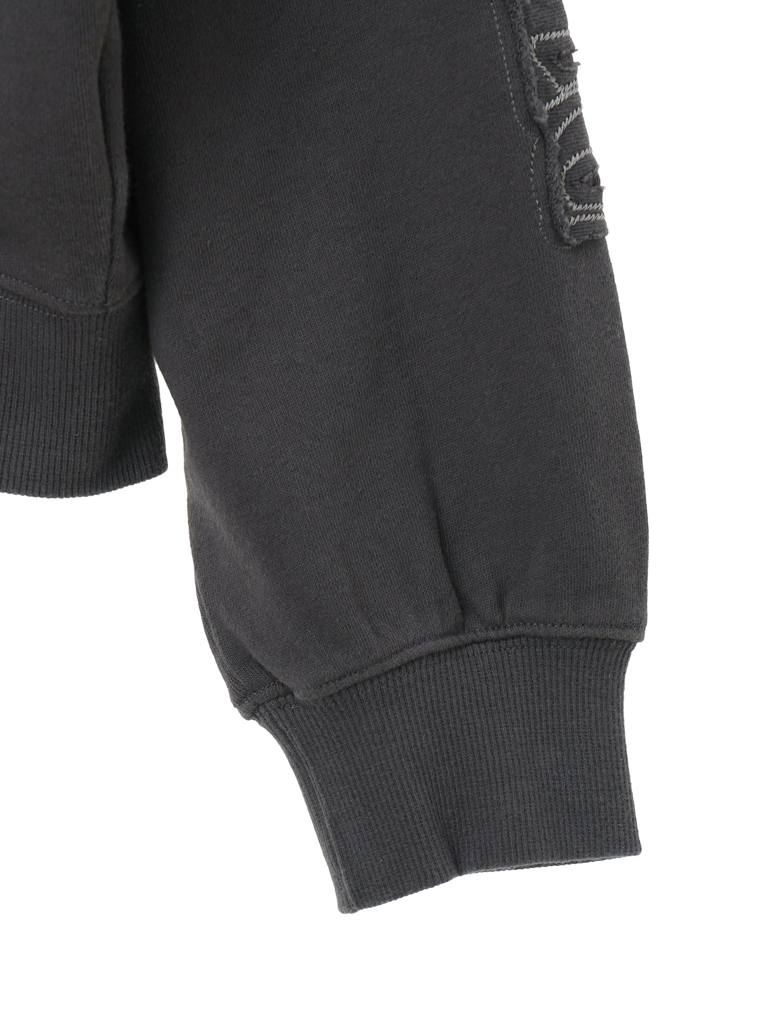 Tone-on-Tone Logo Hood Zip-up / charcoal / M,L 3