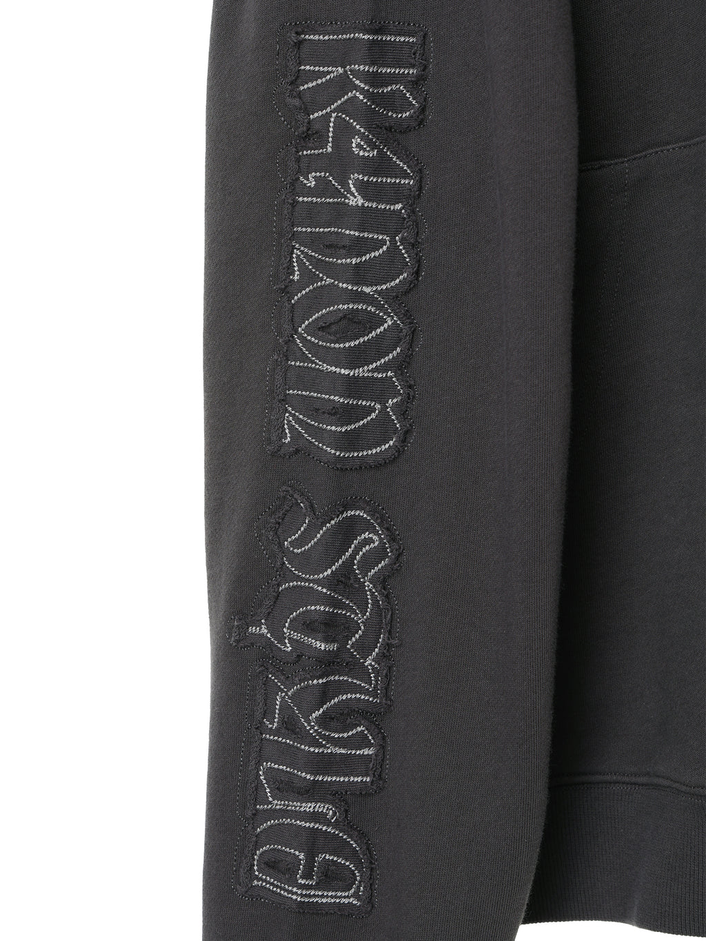 Tone-on-Tone Logo Hood Zip-up / charcoal / M,L 5