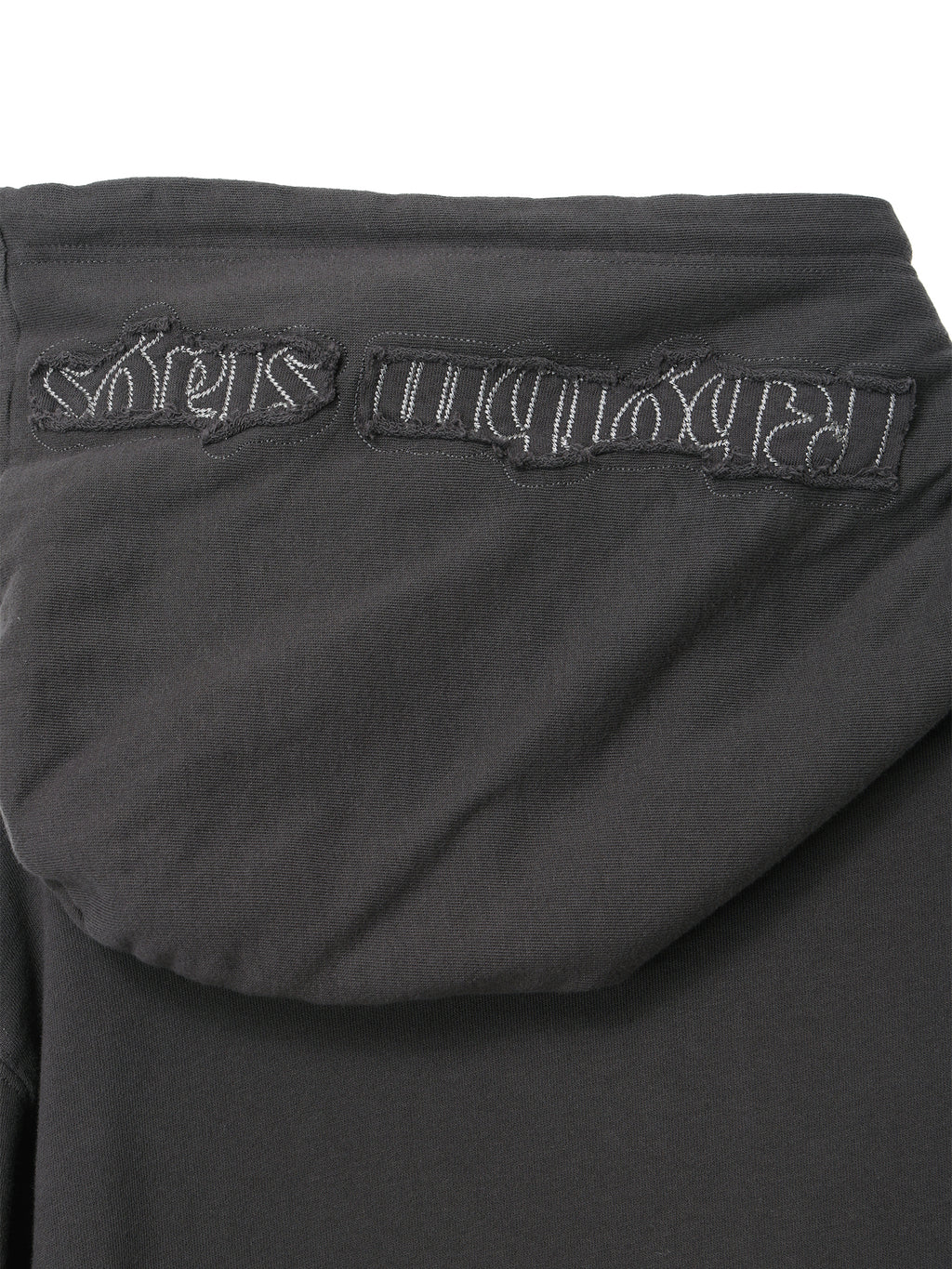 Tone-on-Tone Logo Hood Zip-up / charcoal / M,L 7