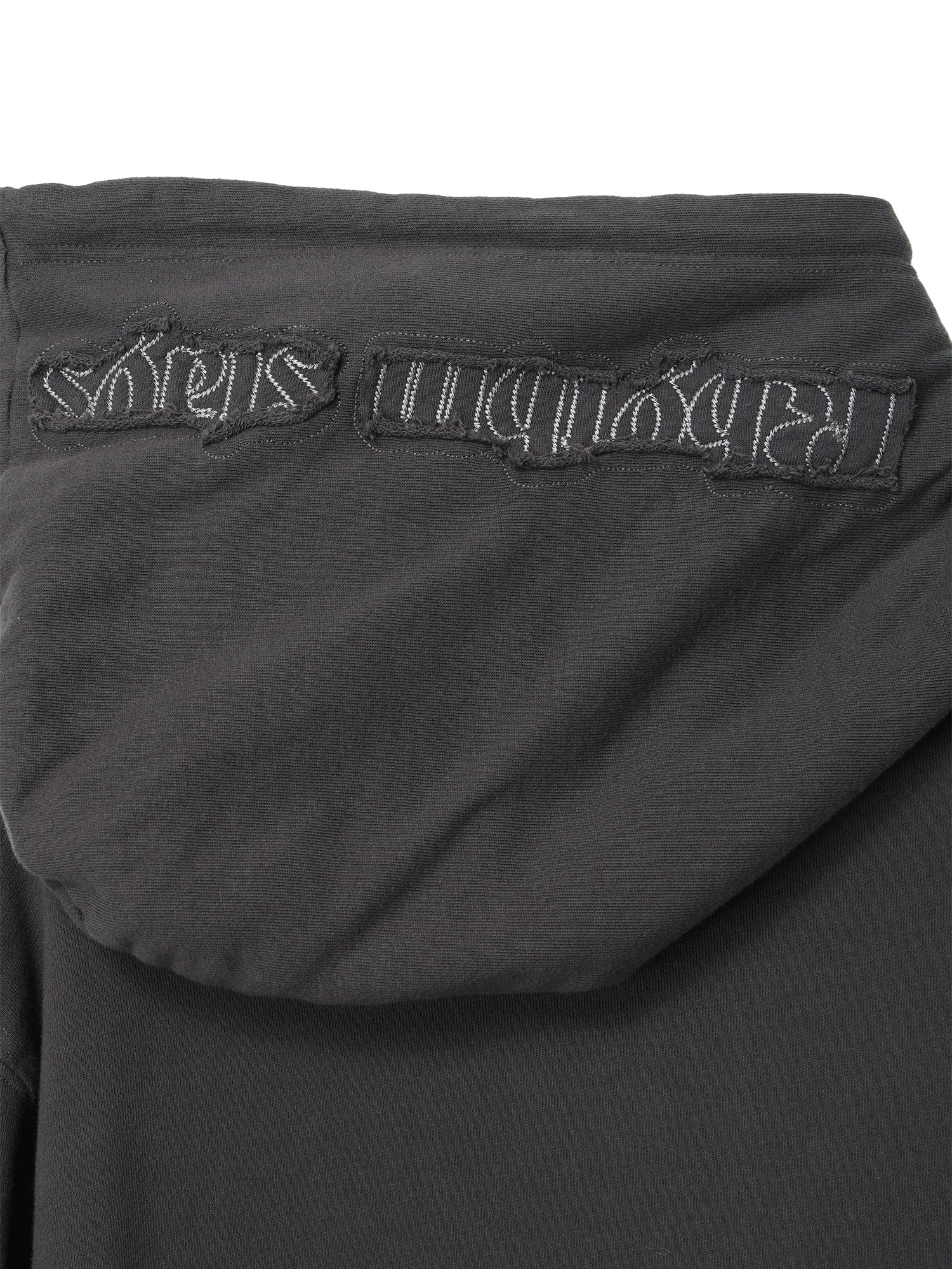 Tone-on-Tone Logo Hood Zip-up / charcoal / M,L 7