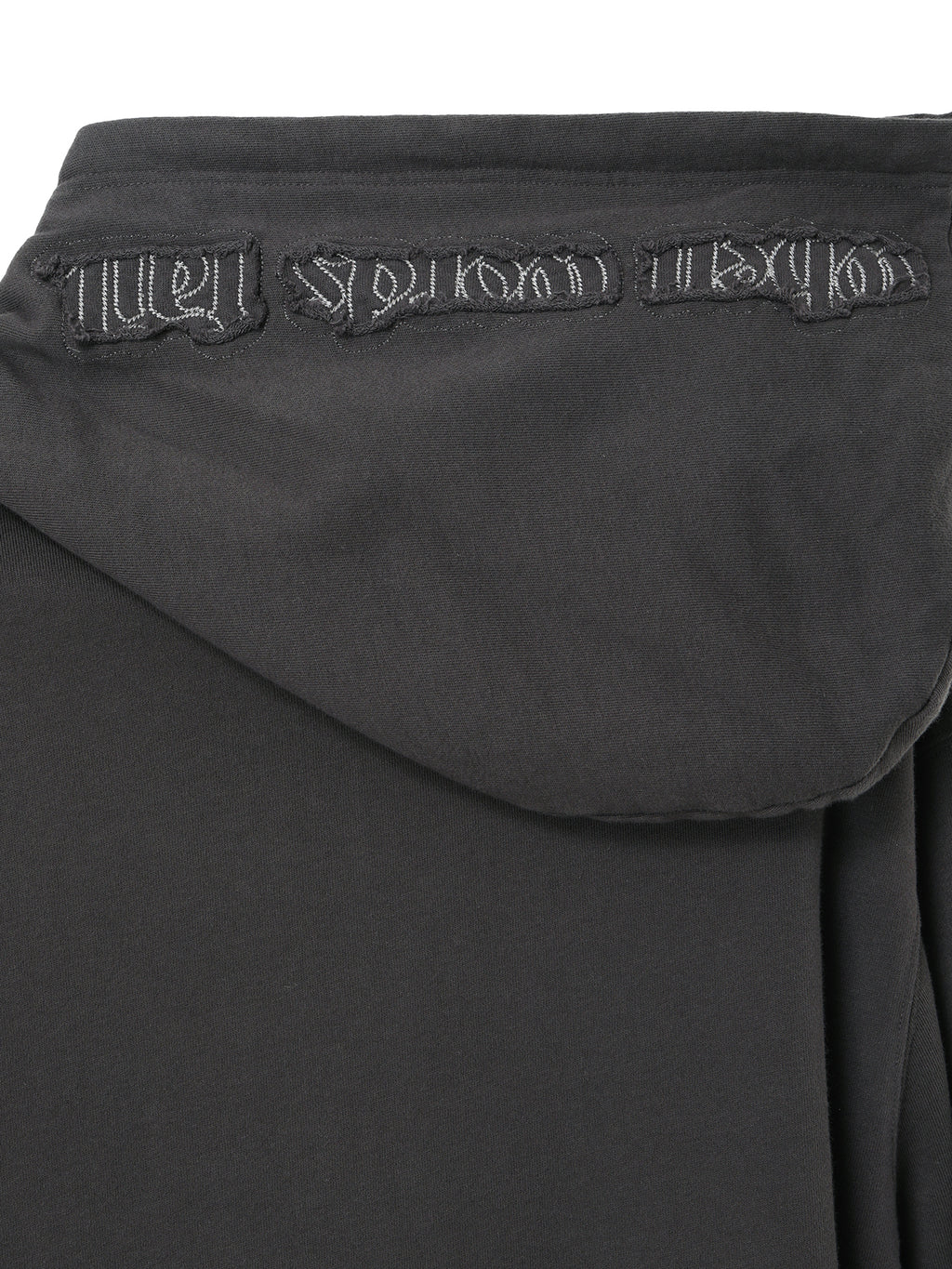 Tone-on-Tone Logo Hood Zip-up / charcoal / M,L 6
