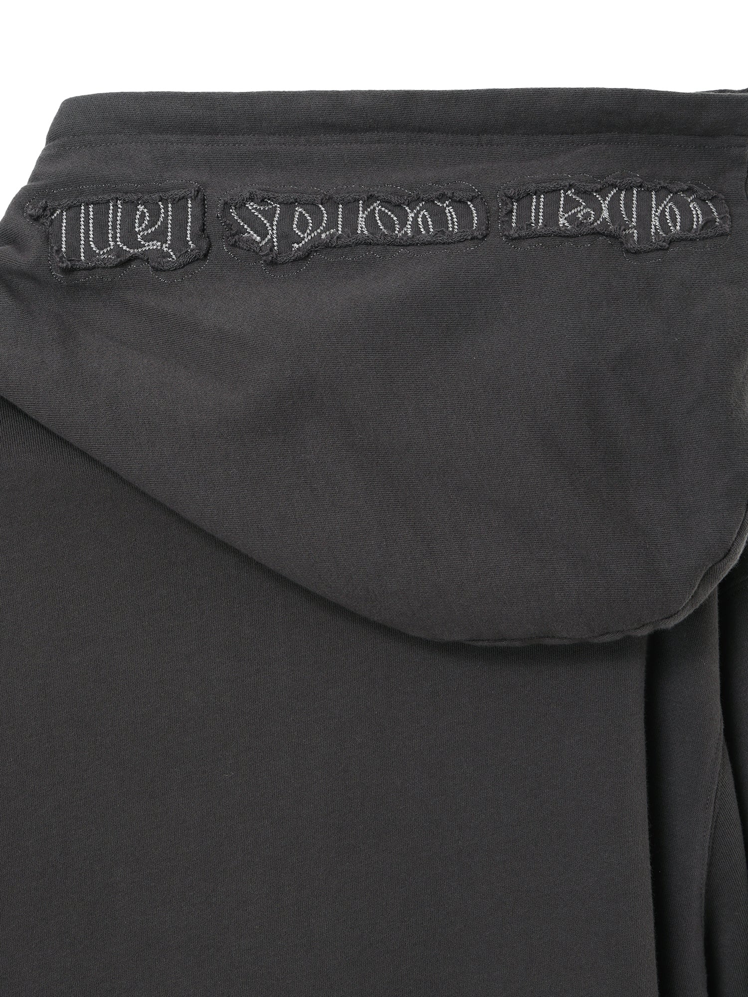 Tone-on-Tone Logo Hood Zip-up / charcoal / M,L 6