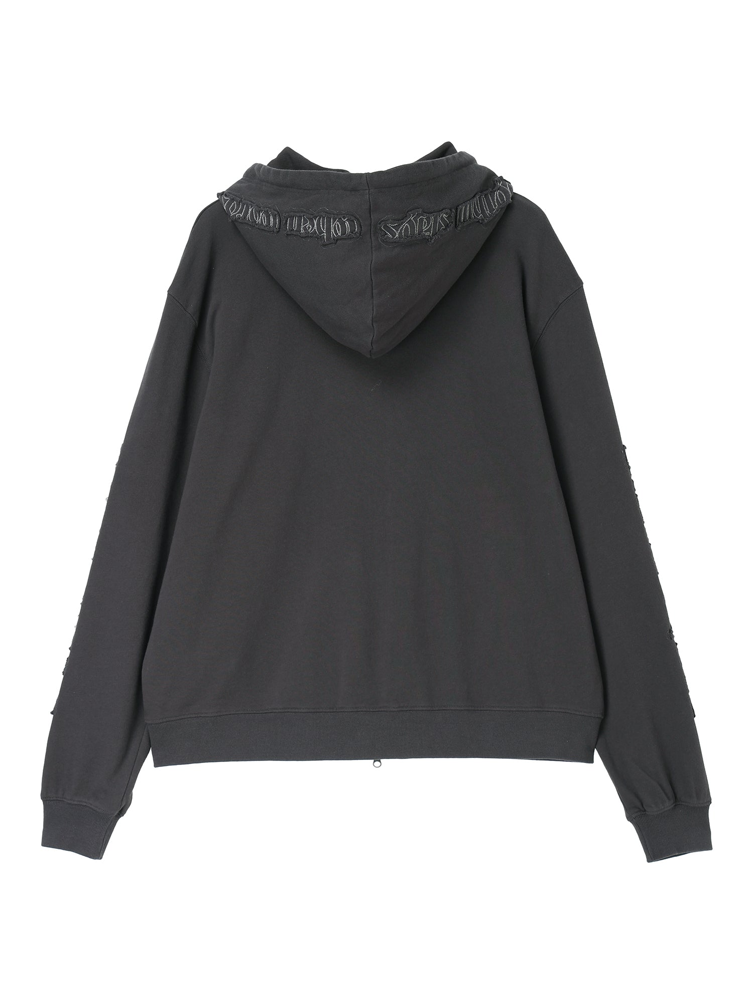 Tone-on-Tone Logo Hood Zip-up / charcoal / M,L – K4N0N