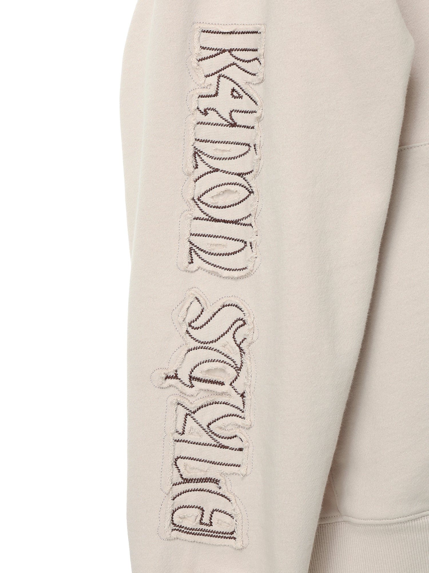 Tone-on-Tone Logo Hood Zip-up / beige / M,L 5