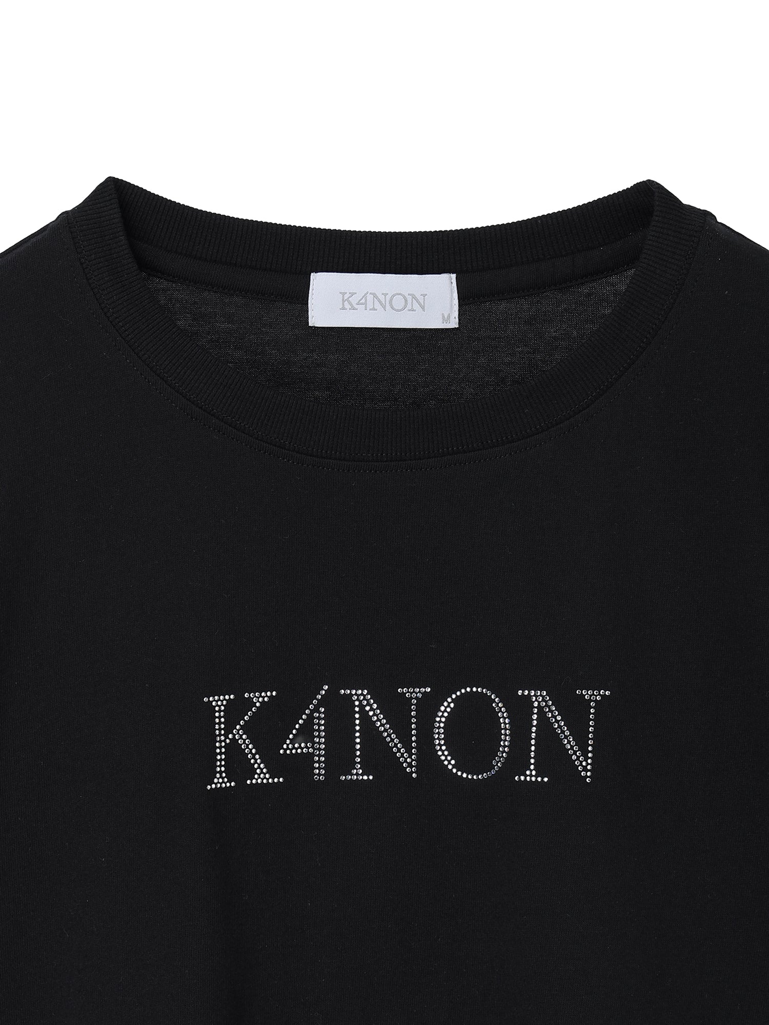 Tone-on-Tone Logo Tee / Black 2