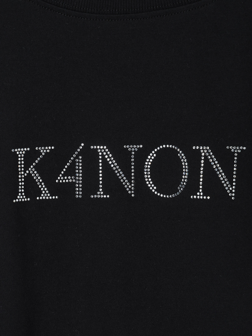 Tone-on-Tone Logo Tee / Black 5