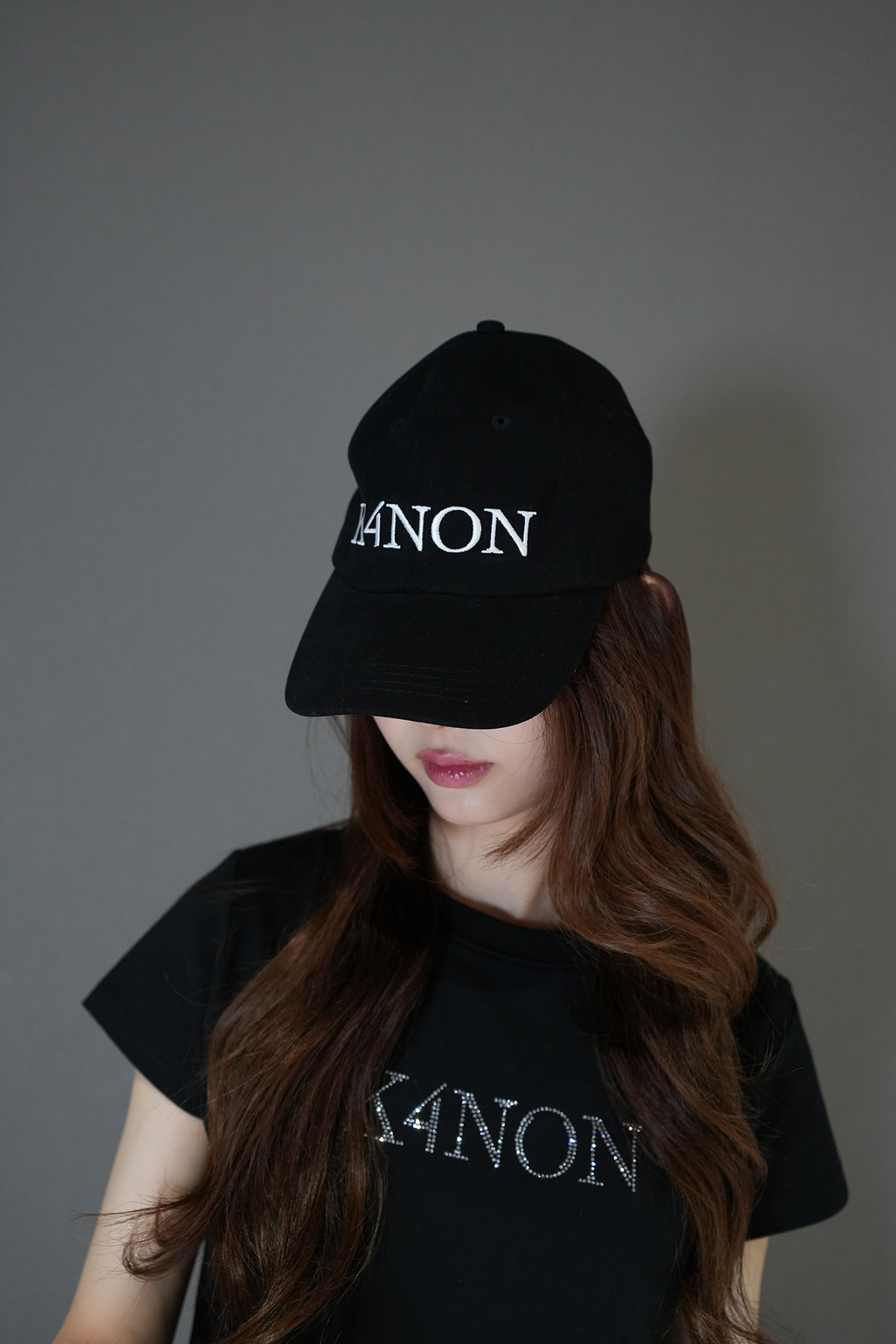 Minimal Logo Cap / Black
