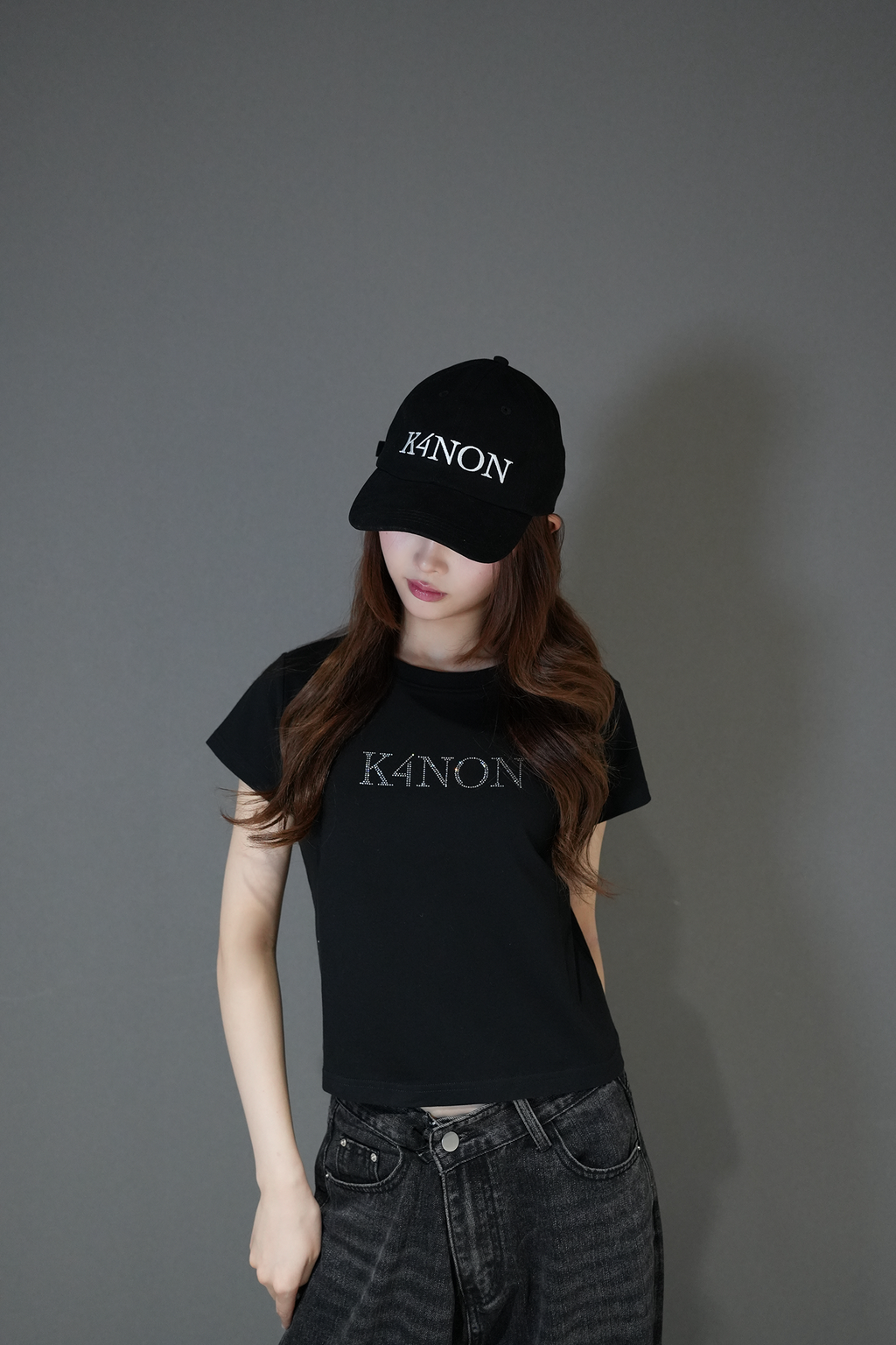 Minimal Logo Cap / Black