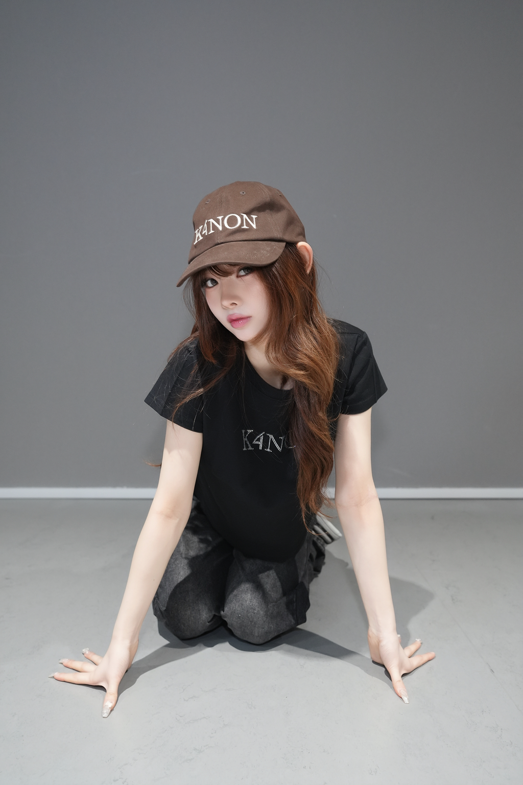 Minimal Logo Cap / Brown